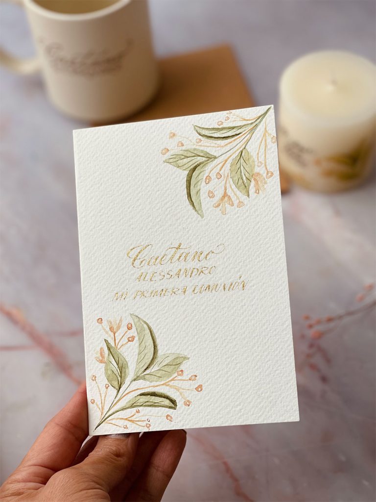 TARJETA PRIMERA COMUNION